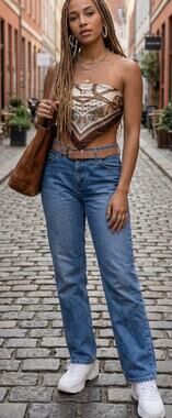 Vintage 90's Carolina Blues straight leg jeans